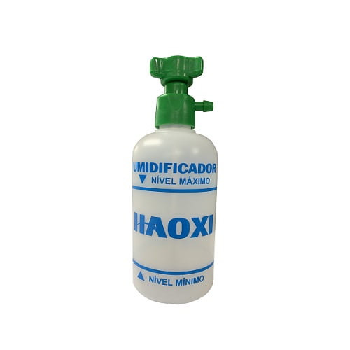 Copo (frasco) Umidificador Para Oxigênio Uso em Concentradores e Cilindros - UNIDADE
