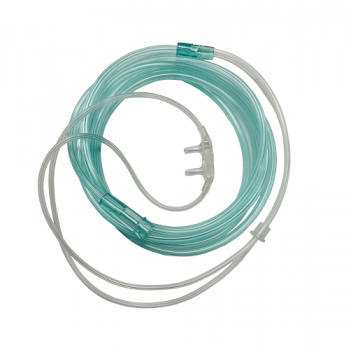 Cateter nasal tipo óculos para oxigênio com pronga nasal em silicone - UNIDADE